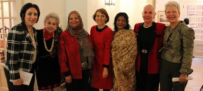 Holiday luncheon hosted by Spouse of Portuguese Ambassador